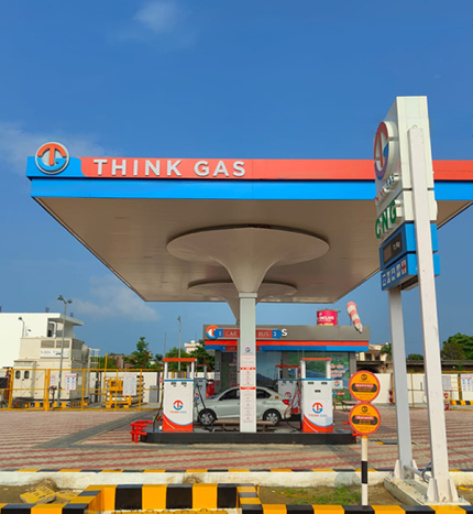 Construction of CNG Facility.
